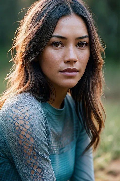 beautiful woman (Luc14n3Buch4n4n:.99), beautiful hair, ((portrait)), (closeup:1.2), ((from the waist up)), (( A dreamlike landscape where the sky and the ground merge into one, Pattern, ambient light :1.2)) , natural skin texture, ((long sleeve top:1.4)), 24mm, 4k textures, soft cinematic light, adobe lightroom, photolab, hdr, intricate, elegant, highly detailed, sharp focus, ((((cinematic look)))), soothing tones, insane details, intricate details, hyperdetailed, low contrast, soft cinematic light, exposure blend, hdr, faded, now, ("I've got a bad feeling about this.":1.1)