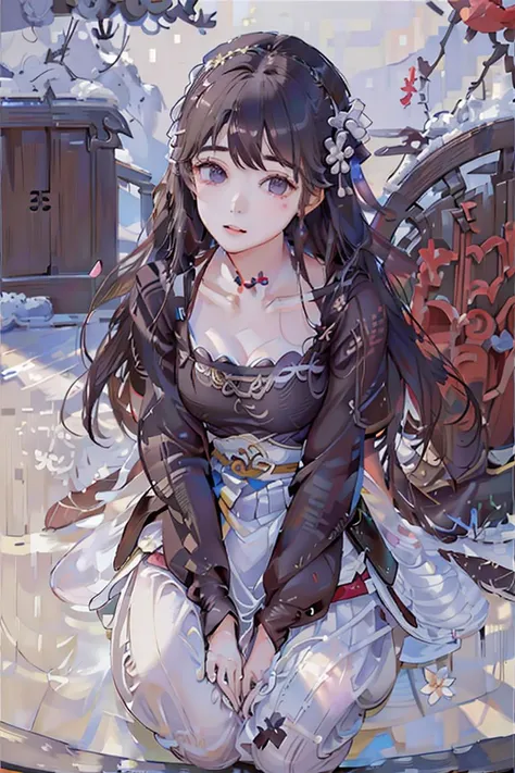 masterpiece,highres, 8k,realistic,highest quality,intricate detail,best texture,realistic,8k,soft light,perfect shadow,
sunny,falling flower,crowding pedestrian street, erjie,1girl,hanfu, street shot,from everywhere, <lora:Threesister-erjiev2:0.7>