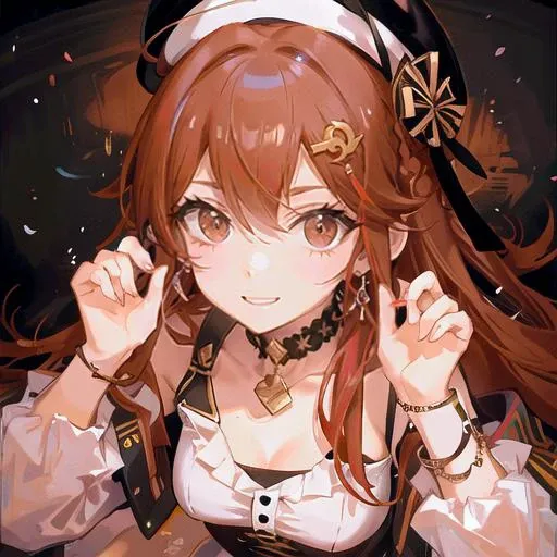 score_9, score_8_up, score_7_up, (best quality, masterpiece, perfect face, high quality, highres, absurdres, ), 1girl, 18 years old, solo, beret, black hair, black headwear, closed mouth, earrings, hat, jacket on shoulders, jewelry, long hair, multicolored hair, streaked hair, two-tone hair, white hair, yellow eyes, face focus, beautiful hair, perfect hair, thighhighs, streaked hair, looking at viewer, white outline, eye focus, idolmaster shiny colors, <lora:add-detail-xl:3>