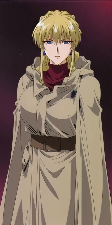 <lora:inez_fressangeV2:0.7> inez_fressange, huge_breasts, standing, solo, Red_turtleneck_shirt_Brown_hooded_robe,, masterpiece, best quality, detailed face, detailed eyes, highres,