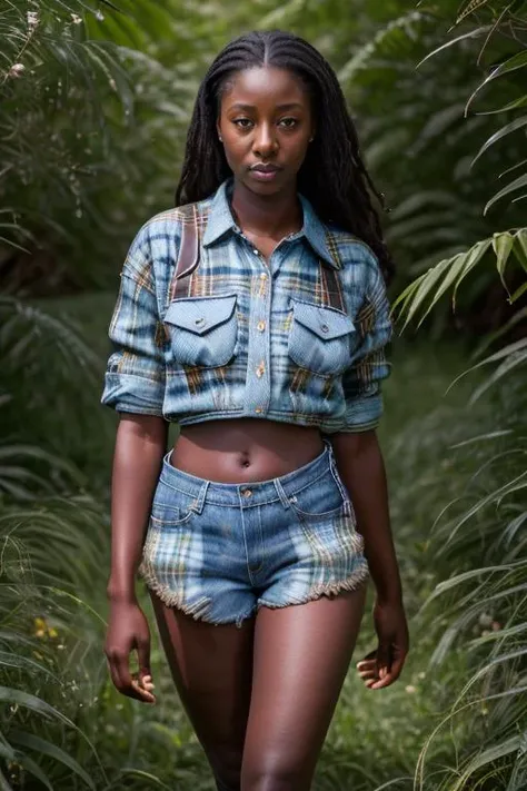 DEN_sophiaawest_OF,
(walking through a tallgrass meadow wearing (Jean shorts:1.3) and (plaid shirt:1.3), meadow, wild, overgrown, walking,:1.2),
bokeh, f1.4, 40mm, photorealistic, raw, 8k, textured skin, skin pores, intricate details <lora:epi_noiseoffset2:1>, epiCRealism