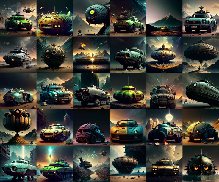 SiFi drone futur robot MACHINE Aircraft Watercraft hovercraft Submarine (intricate details:1.22), hdr, (intricate details, hyperdetailed:1.2), whole body, cinematic, intense, cinematic composition, cinematic lighting, (rim lighting:1.3), color grading, focused, <lora:funnyCreatures_v1:1>
neo-dada, spectacular, spectacle, psychedelic, forced perspective, feminist art, empowering, masterpiece, private collection, curated collection,behance, 3d render, cracked clay, gothic, dark colors, oversaturated, depth, spirals, fibonacci sequences, wings, muppet show, gears, tunnels, surreal environment, fractals geometry, game assets, city scene, punk rock, ((subversive art)), dirty, grime, dingey, mid cut jeans, specular highlights, reflections, ambient occlusion render, detailed, Marching squares, ((iso lines)), armature, detailed, elaborate, complex, desert, mountains, carriages, tiny robots, peanuts, cans, cars, stormy sky, moonlight, cats, dogs, muppets,