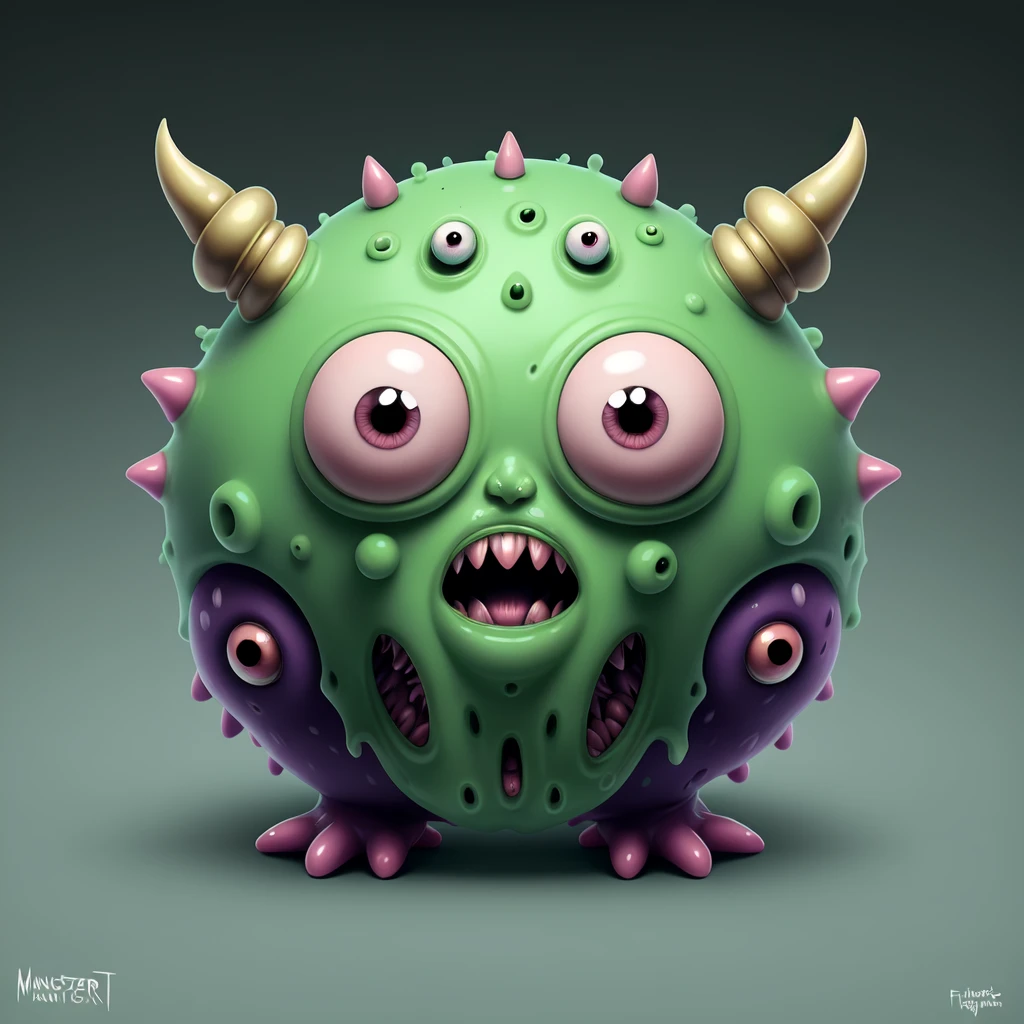 A fantz monster design, funny, ultra detailed, slime, blob <lora:funnyCreatures_v1:0.7>
