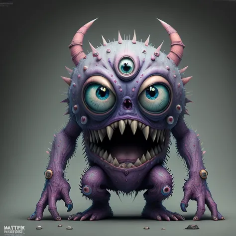 A fantz monster, ultra detailed, creative design, <lora:Small_monster:1>