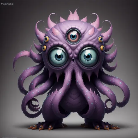 A fantz monster design, feathers, ultra detailed, <lora:CartoonCreatures:0.7> <lora:Creatz1:0.2> <lora:mschstyle:0.3>