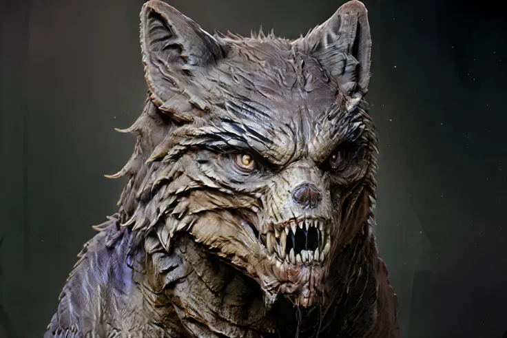 (monster girl:1.2),animal,glowing,signature,alien,tongue,tongue, (male focus,sharp teeth:1.2),(wolf:1.4)