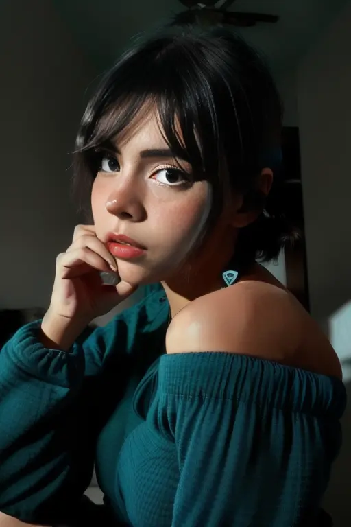 RAW, a moody photo, <lora:didiwinx-10:1.1> , (casual clothes:1.3) streamer room , 1girl, detailed city street background, sitting on chair, (quality:1.4), (photorealistic:1.4), (resolution:1.1), looking at viewer, (sharpness:1.1), (cinematic lighting), depth of field, all in a RAW format shot with an iPhone, ideal for Instagram photography analog style, ((highly detailed skin, skin details)),8k UHD, DSLR,((off shoulder)), high quality, film grain,Fujifilm XT3, looking at viewer, textured skin, shy embarrassed pose, goosebumps, 1girl, in a bedroom, (perfect fingers:1.2), ((perfect eyes)), warm light, shot on Sony a7R IV Mirrorless Camera, 85mm lens, f1/4 aperture, shot by Beverly Conley, epic character composition, by ilya kuvshinov, alessio albi, nina masic, sharp focus, natural lighting, subsurface scattering, f2, 35mm, <lora:epiNoiseoffset_v2:1>