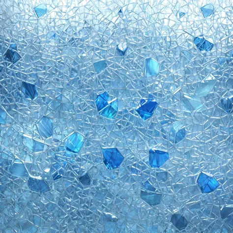 blue glass made of frosted glass <lora:Frosted_Glass:0.85>