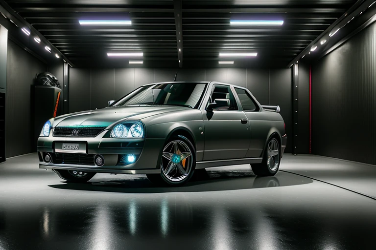 photo of a PRIORA in a garage, dramatic lighting, insanely detailed, gloss paint, shot at 24mm on sony alpha, high settings octane render, 8k, <lora:PRIORA:0.8> (studio quality:1.1), (8k uhd:1.1), (ultra realistic:1.1), (photography:1.1), (photorealism:1.1), (realistic:1.1), (detailed:1.1), (massive scale:1.1), (max detail:1.1), (soft lighting:1.1), (studio lighting:1.1), (photoshop:1.1),