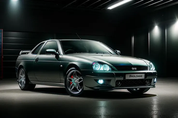 photo of a PRIORA in a garage, dramatic lighting, insanely detailed, gloss paint, shot at 24mm on sony alpha, high settings octane render, 8k, <lora:PRIORA:0.8> (studio quality:1.1), (8k uhd:1.1), (ultra realistic:1.1), (photography:1.1), (photorealism:1.1), (realistic:1.1), (detailed:1.1), (massive scale:1.1), (max detail:1.1), (soft lighting:1.1), (studio lighting:1.1), (photoshop:1.1),