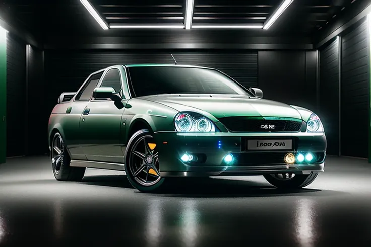 photo of a PRIORA in a garage, dramatic lighting, insanely detailed, gloss paint, shot at 24mm on sony alpha, high settings octane render, 8k, <lora:PRIORA:0.8> (studio quality:1.1), (8k uhd:1.1), (ultra realistic:1.1), (photography:1.1), (photorealism:1.1), (realistic:1.1), (detailed:1.1), (massive scale:1.1), (max detail:1.1), (soft lighting:1.1), (studio lighting:1.1), (photoshop:1.1),