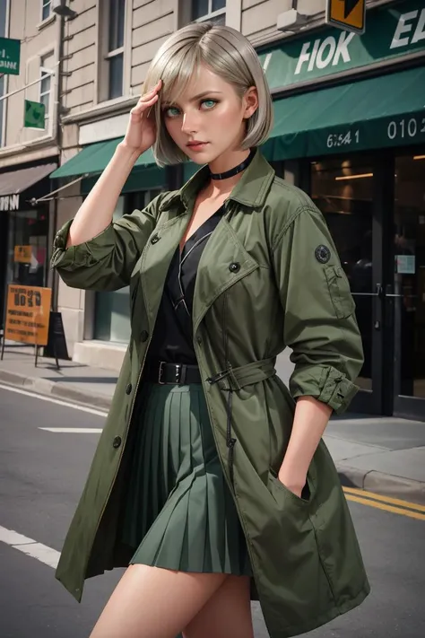 professional photo of origin, pleated skirt, short hair, hair between eyes, green coat,
detailed skin, detailed eyes, action pose,
photo made with Canon EOS in naturalistic style photography,
popular on artstation, popular on deviantart, popular on flicker,
<lora:Girls' Frontline-JS05 (With multires noise version):0.8:MIDD>
