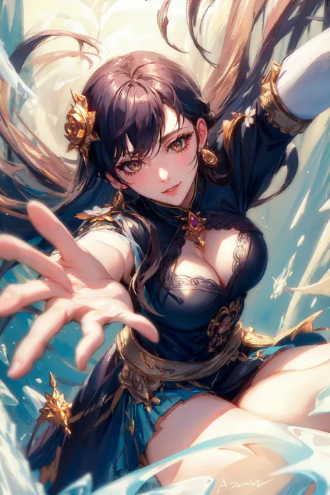 masterpiece, best quality, (1girl),<lora:Pov:0.6>, reaching out,pov, <lora:Nature Cthulhu Girl:0.5>,glass,