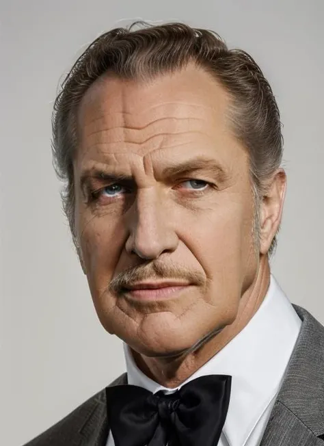 (<lora:VincentPrice1:1>), vp1, headshot, man, solo, man in suit,  full body, full body shot, white background, no background, PNG, natural lighting, no shadows, ultra detailed, hyperrealistic, 80mm, 4k, 8k, 8k realistic, sharp focus, intricate, high resolution
