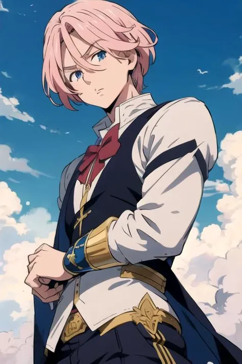 masterpiece, best quality, high quality, 1boy, solo, male focus, looking at viewer, , , <lora:gilthunder_nanatsu_no_taizai:0.74>, gilthunder_nanatsu_no_taizai, , , school uniform