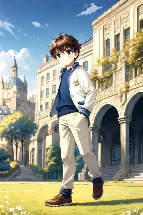 masterpiece, best quality, High quality, detailed, detailed scenery,
Magical Realism, Athletic boy, Playing in a sunny park, Spunky confidence, merging of present and past, depiction of alienation, uncanny, exquisite detail, dreamlike, Magical Realism Style