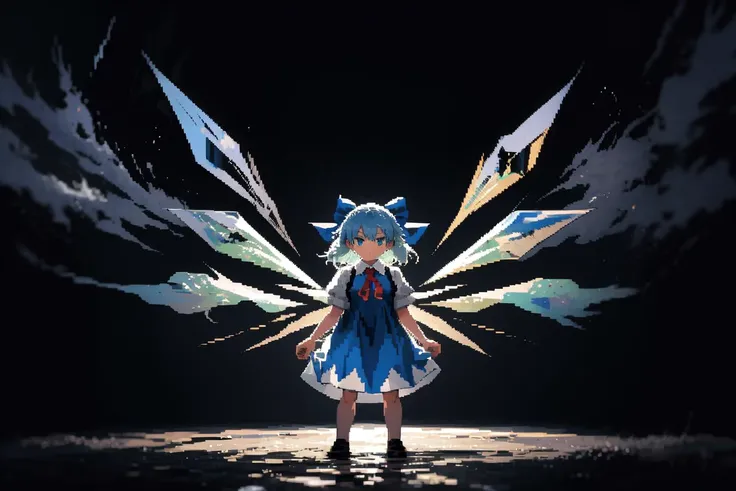 pixel-art 1girl cirno