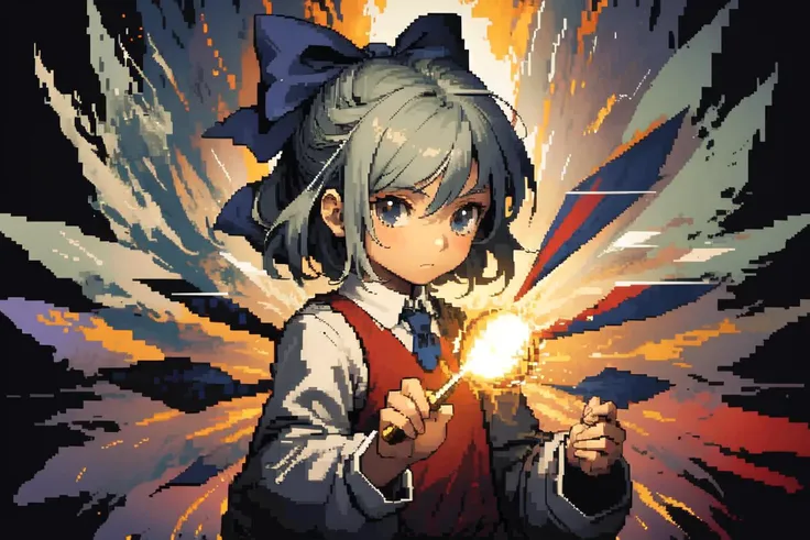 pixel-art 1girl cirno