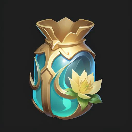 (Sachet),Simple structure, sketch still life, beautiful flowers,gameicon,masterpiece,best quality,ultra-detailed,masterpieces, HD
Transparent background, 3, Blender cycle, Volume light,
No human, objectification, fantasy <lora:scroll:0.4> <lora:GameIconResearch_sachet_Lora:0.5>