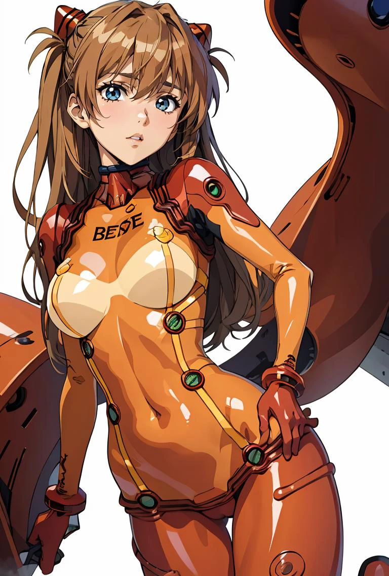 (masterpiece, best quality), 1girl, Dark Brown Messy Side Swept Hair, big breasts, <lora:asuka_langley_soryu_bodysuit:0.8> asuka_langley_soryu_bodysuit,see-through,
