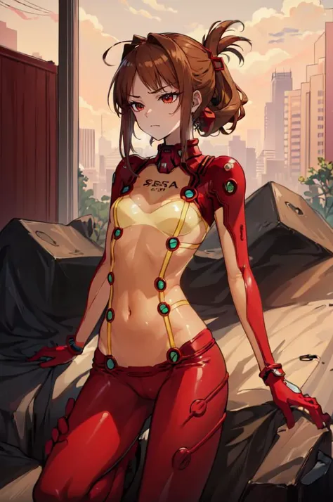 <lora:asuka_langley_soryu_bodysuit:0.9> asuka_langley_soryu_bodysuit, see-through, <lora:LIP:1> (LilyPichuTI:0.9), glasses, (black hair:1.3),  sitting, outstretched arms,, absurdres, ultra detailed, masterpiece, best quality, aesthetic, detailed,
