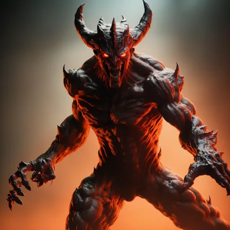 photo of ohwx devil, red skin, fearful, flames, angry, mad, scary looking, standing on the mountain, menacing look, facing camera photography, natural light, photorealism, cinematic rendering, ray tracing, the highest quality, the highest detail, Cinematic, Blur Effect, Long Exposure, 8K, Ultra-HD, Natural Lighting, Moody Lighting, Cinematic Lighting , (high key)