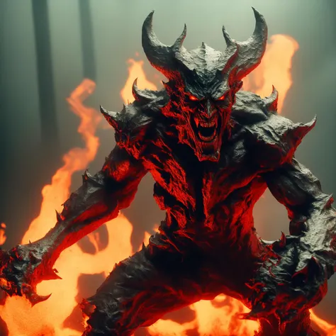 photo of ohwx devil, fearful, flames, angy, mad, scary looking, menacing look, facing camera photography, natural light, photorealism, cinematic rendering, ray tracing, the highest quality, the highest detail, Cinematic, Blur Effect, Long Exposure, 8K, Ultra-HD, Natural Lighting, Moody Lighting, Cinematic Lighting , (high key)