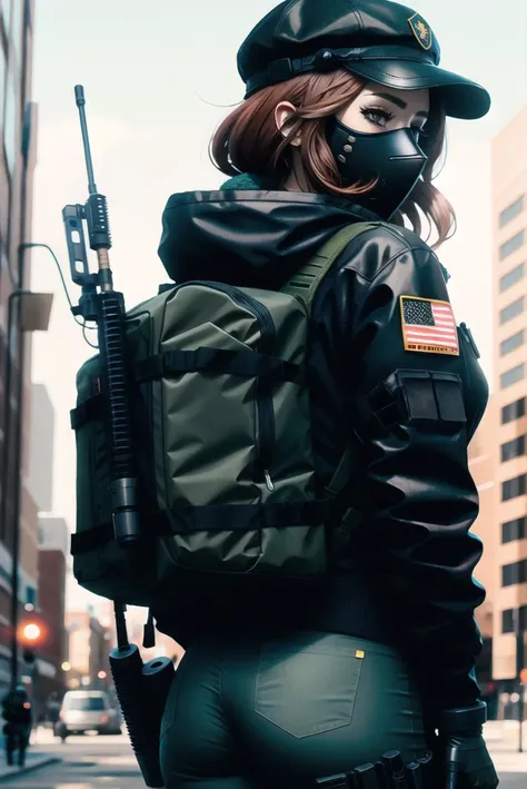 up front view, delicate colorful 3D model of anime girl cosplay as an agent in The Division series game, tactical accessories , tactical mask, tactical cap, tactical agent outfit future realistic, fantasy model, realistic, sharp details, intricate details, ultra-realistic,digitally enhanced,3d reference , 8k resolution, unapologetic grit, overexposure,sharp focus , UHD, 8K <lora:a_fantasy_color_LORA:0.3> <lora:epiNoiseoffset_v2:0.6>