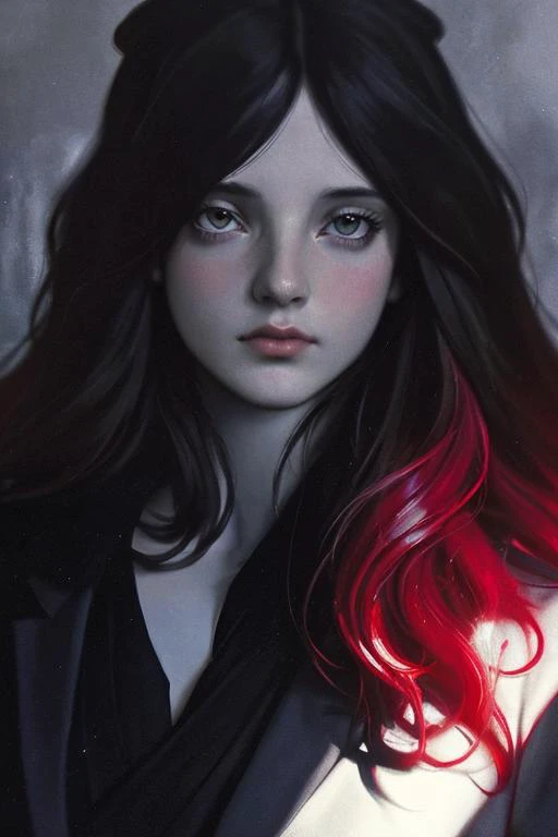 photo of a young woman, 1girl, 90s flash photo, analog photo, natural makeup, (perfect face:0.0), (pretty eyes:0.0), (smile:0.5),thick hair, highly detailed, dramatic scene, art (by Becky Cloonan:1.1), art (by Jean-Honoré Fragonard:0.5), art (by Dorina Costras:1.1), art (by Oleg Oprisco:0.0), art (by Andrew Macara:1.1), art (by David Palumbo:1.3), art (by Greg Rutkowski:1.0), art (by Anato Finnstark:0.0), art (by Mike Mignola:1.2), art (by Giovanni Battista Gaulli:1.2), art (by Mike Winkelmann (Beeple):0.5), photo (by Brandon Woelfel:0.5), art (by Jeremiah Ketner:0.1), art (by Ray Donley:0.6), art (by Takato Yamamoto:1.0), art (by William Adolphe Bouguereau:1.05), art (by Jeremy Mann:1.1), (desaturated:0.1), embedding:fcPortrait