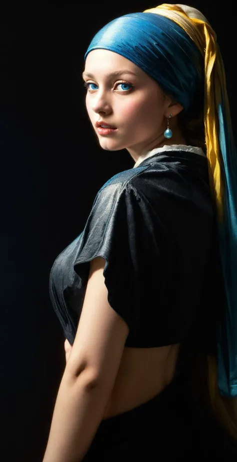 (masterpiece) (Fuji film) painting of lady Johannes Vermeer Girl with a Pearl Earring (perfect anatomy) (narrow waist:1.1) (heavenly) (black haired goddess with neon blue eyes:1.2). by Daniel F. Gerhartz, (hyperrealistic oil painting:0.77), 4k, very detailed faces, volumetric lighting dynamic lighting, Rembrandt lighting, <lora:more_details:1> dlsr, highres, high resolution, intricately detailed
butterfly wing textures, butterflies fantasy hearts neon threads <lora:epi_noiseoffset2:1>