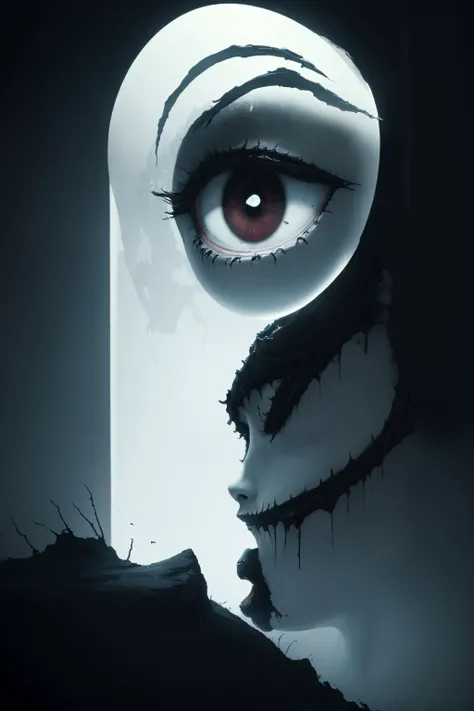 (best quality:1.3), (masterpiece:1.3), (detailed:1.2), 8K, poltergeist, nightmare, ghost