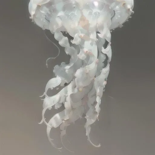 best quality, masterpiece, a portrait of a creature <lora:25_preal_1v5_768_0001BD5e_NR128NA128off:0.8> mix_\(jellyfish\), jellyfish, transparent, charturnerv2, A character turnaround of a jellyfish creature. Multiple views of the same character.