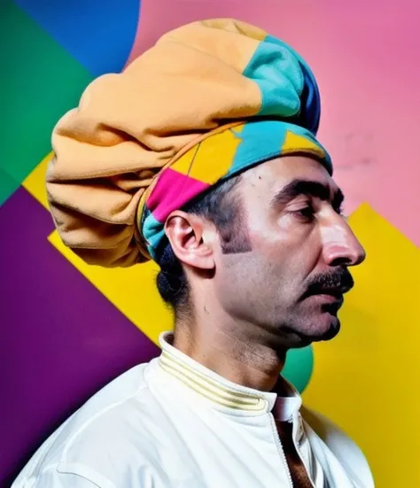 photograph, Intensive, Rubbery Imaginative skinny Nigerian sener_sen, Doubtful hair styled as Top knot, at Midday, Cosy, Suprematism, dslr, 50mm, Pastel Colors,  <lora:sener_sen-000007:0.9>
