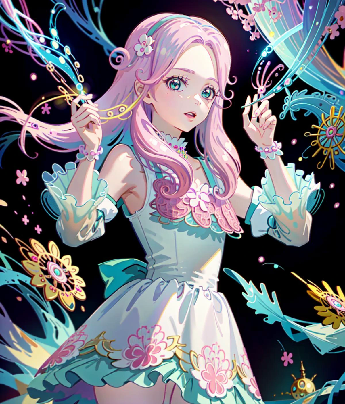 (worldoflace:1.3), 1girl, (best quality, masterpiece:1.5), detailed <lora:WorldofLace:1> <lyco:GoodHands-beta2:1.0> BREAK (hanamikotoha:1.3) <lora:HanamiKotoha:1>, hairband