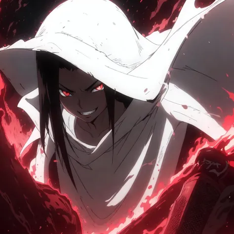 Background energy burst. Surrounding energy, evil smile
1 boy with long balck hair, white cloak, red gloves, red shoes, red pants,Beautiful fingers, Beautiful nose, Beautiful character design, Perfect eyes, Perfect face, Expressive eyes, Perfect balance, Look at the viewer, Shut up, (innocent_big_eyes: 1.0), (Light_Smile: 0.3 ), official art, extremely detailed CG unified 8k wallpaper, perfect lighting, colorful, Bright_Front_face_Lighting, white skin, (masterpiece:1.0), (best_quality:1.0), ultra-high resolution, 4K, ultra-detailed, photography, 8K,
<lora:yewang:0.6> <lora:r1ge - AnimeRage:0.3> r1ge <lora:tianshu-000001:0.3>
