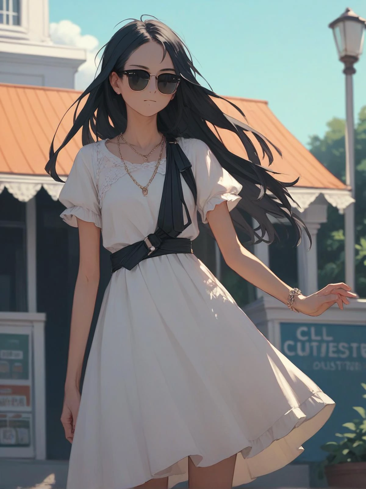 score_9, score_8_up, score_7_up, score_6_up, source_anime, <lora:rayban_sunglasses_v0.2-pony:1>
1girl, long hair, black hair,
clubmaster sunglasses,
dress, outdoors,