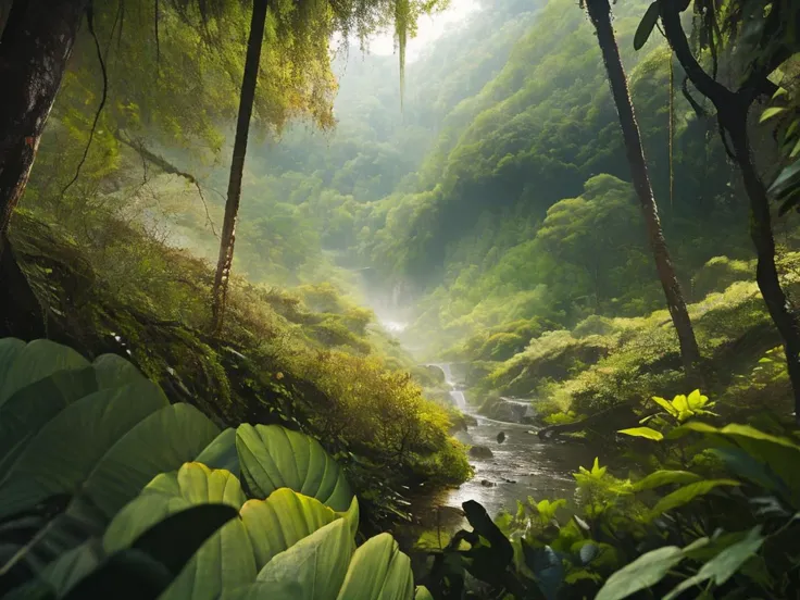 View in a lush remote, dense foliage tropical jungle, vines, (butterflies), distant waterfalls. Heavy rain.
High Contrast, High Saturation, Highly detailed, high quality, masterpiece, volumetric light, light rays, vibrant colors, depth of field.
<lora:landscapes-6-2023-04-27-120356-6faaedf2:0.8>
<lora:lightV1:1>