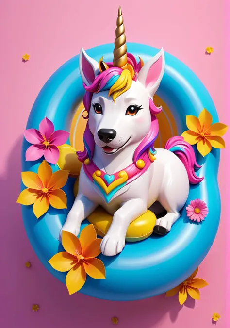 anime artwork <lora:AnimAl P FFusion v2-ep2:1> brightly colored unicorn statue on pink background with flowers and leaves, trend on behance 3 d art, trend on behance 3d art, behance. polished, cgsociety saturated colors, 3 d epic illustrations, vibrant fantasy style, rossdraws global illumination, gorgeous 3d render, cgsociety 9, trending on character design, behance 3d
arafed dog laying on a floatie in a pool, summer swimming party, cute dog, award - winning pet photography, canines sports photo, pool party, having fun in the sun, corgi, pool tubes, havanese dog, wellness pool, sitting in the pool, swimming, lorem ipsum dolor sit amet, subwoofer . anime style, key visual, vibrant, studio anime, highly detailed