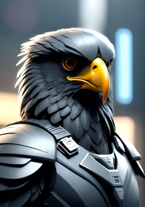 cinematic film still <lora:AnimAl P FFusion:1> there is a man in a suit with a bird on his chest, eagle, hawken, advanced technology flight suit, black aarakocra eagle warlord, crow in cyber armour, technology flight suit, eagle head, an eagle, high detail character models, starfinder character, avian warrior, protogen, sci-fi soldier, hawk
there is a picture of a man in a suit with a bird on his head, sfm, buck studios artwork, sfm render, rendered in sfm, airborn studios, unigine render, owl studio, marmoset toolbag rendered, protogen, falco lombardi from starfox, unity render, marmoset toolbag render . shallow depth of field, vignette, highly detailed, high budget, bokeh, cinemascope, moody, epic, gorgeous, film grain, grainy