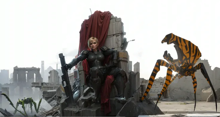 masterpiece, best quality,, (ruins:1.2) concrete , <lora:Arachnida:0.67> Arachnida