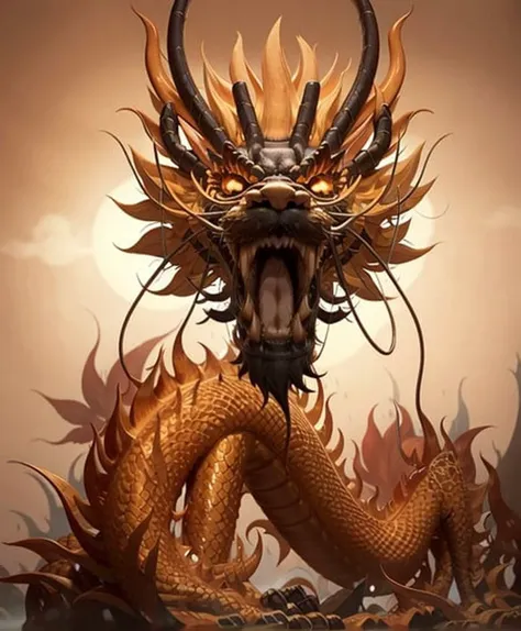 Loong,fangs,