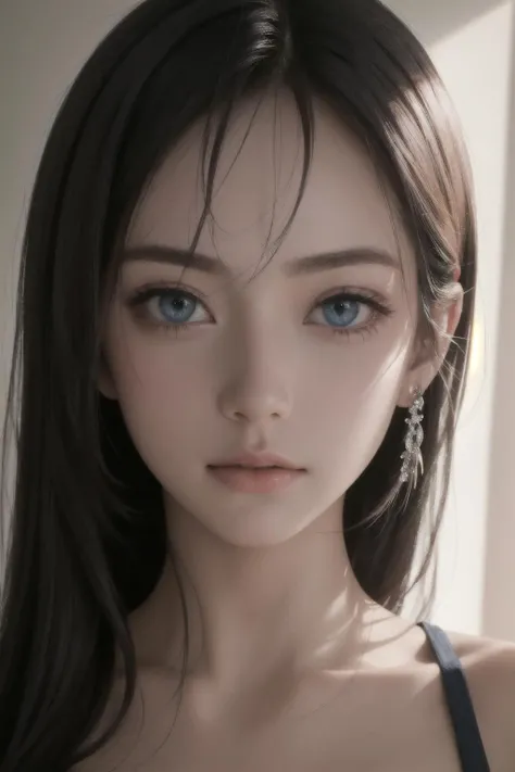 ((4K works))、​masterpiece、(top-quality)、1 beutiful girl、Slim body、tall、((Attractive casual clothes in black and white))、(Detailed beautiful eyes)、morning、Take a selfie on your way to work、((Face similar to Carly Rae Jepsen))、((Long boyish red hair))、((Smaller face))、((Neutral face))、((Bright blue eyes))、((American adult women))、((Adult female 26 years old))、((cool lady))、((Like a celebrity))、((Smiling expression))、((Korean Makeup))、((elongated and sharp eyes))、((Happy dating))、((boyish))、((She is walking in a remote place))、Professional Photos