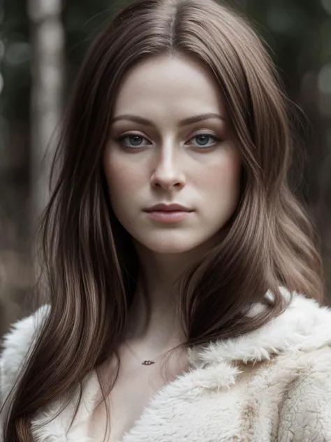 close up of a woman, winter forest, natural skin texture, 24mm, 4k textures, soft cinematic light, RAW photo, photorealism, photorealistic, intricate, elegant, highly detailed, sharp focus, ((((cinematic look)))), soothing tones, insane details, intricate details, hyperdetailed, low contrast, soft cinematic light, dim colors, exposure blend, hdr, faded, BREAK
(white skin, pale skin), (light brown hair, blue eyes), BREAK
<lora:MS:1>