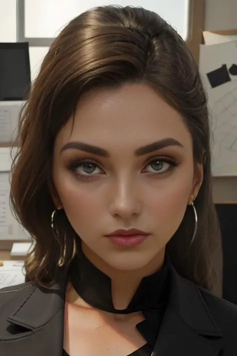 close up headshot, Masterpiece, best quality, ((crowded office)), at a ((office)), (*office* crowded with people:1.3), BREAK
1girl, cleavage, (large breasts), 4k, beautiful, looking at viewer, BREAK
business suit with (no undershirt), pencil skirt, ((black pantyhose)), suit coat, BREAK
makeup, earrings, pale skin, fair skin, white skin, BREAK
<lora:ESL:1>