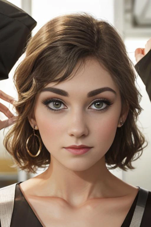 close up headshot, Masterpiece, best quality, ((crowded office)), at a ((office)), (*office* crowded with people:1.3), BREAK
1girl, cleavage, (large breasts), 4k, beautiful,  looking at viewer,  BREAK
business suit with (no undershirt), pencil skirt, ((black pantyhose)), suit coat, BREAK
makeup, earrings, pale skin, fair skin, white skin, BREAK
<lora:HJH:1>