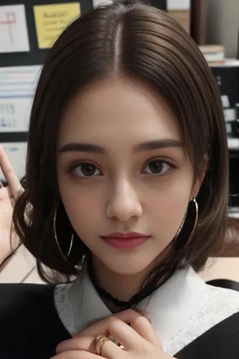 close up headshot, Masterpiece, best quality, ((crowded office)), at a ((office)), (*office* crowded with people:1.3), BREAK
1girl, cleavage, (large breasts), 4k, beautiful, looking at viewer, BREAK
business suit with (no undershirt), pencil skirt, ((black pantyhose)), suit coat, BREAK
makeup, earrings, pale skin, fair skin, white skin, BREAK
<lora:ABT:1>