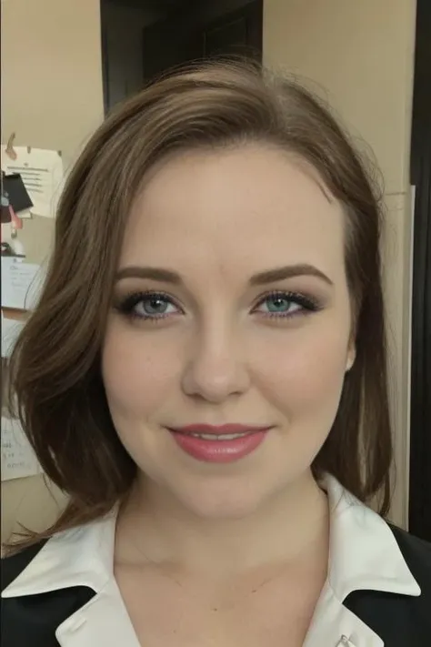 close up headshot, Masterpiece, best quality, ((crowded office)), at a ((office)), (*office* crowded with people:1.3), BREAK
1girl, cleavage, (large breasts), 4k, beautiful,  looking at viewer,  BREAK
business suit with (no undershirt), pencil skirt, ((black pantyhose)), suit coat, BREAK
makeup, earrings, pale skin, fair skin, white skin, BREAK
<lora:ERS:1>