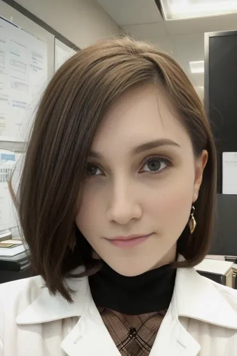 close up headshot, Masterpiece, best quality, ((crowded office)), at a ((office)), (*office* crowded with people:1.3), BREAK
1girl, cleavage, (large breasts), 4k, beautiful, looking at viewer, BREAK
business suit with (no undershirt), pencil skirt, ((black pantyhose)), suit coat, BREAK
makeup, earrings, pale skin, fair skin, white skin, BREAK
<lora:MCZ:1>