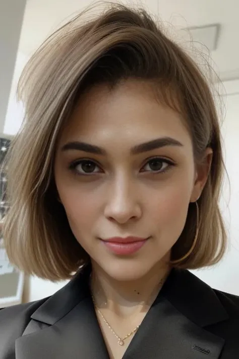 close up headshot, Masterpiece, best quality, ((crowded office)), at a ((office)), (*office* crowded with people:1.3), BREAK
1girl, cleavage, (large breasts), 4k, beautiful,  looking at viewer,  BREAK
business suit with (no undershirt), pencil skirt, ((black pantyhose)), suit coat, BREAK
makeup, earrings, pale skin, fair skin, white skin, BREAK
<lora:PO:1>