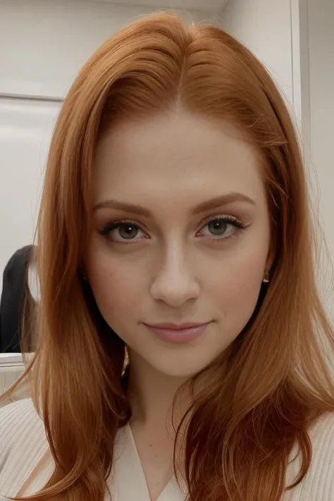 close up headshot, Masterpiece, best quality, ((crowded office)), at a ((office)), (*office* crowded with people:1.3), BREAK
1girl, cleavage, (large breasts), 4k, beautiful,  looking at viewer,  BREAK
business suit with (no undershirt), pencil skirt, ((black pantyhose)), suit coat, BREAK
redhead, makeup, earrings, pale skin, fair skin, white skin, BREAK
<lora:MKM:1>